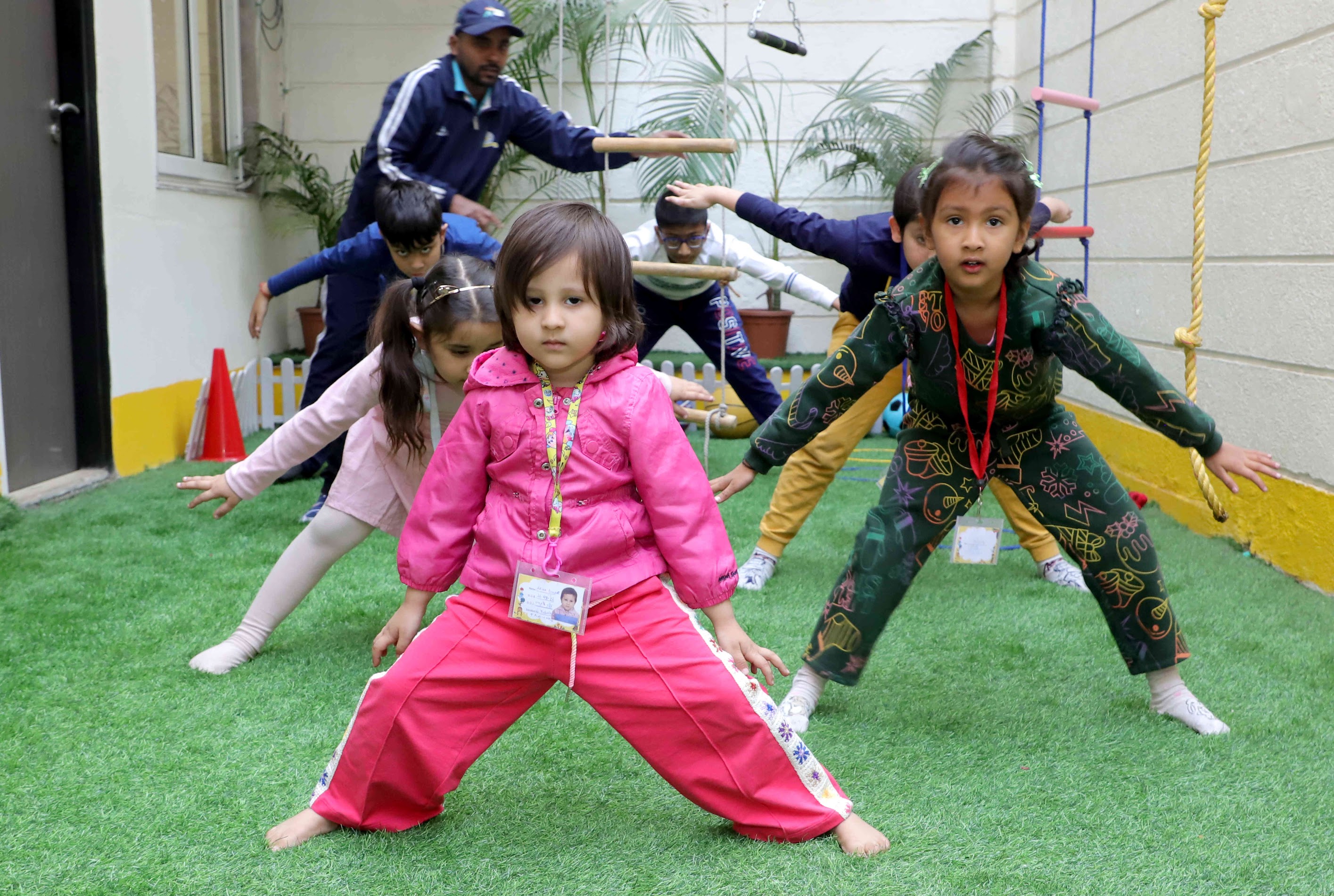 School-age children active after class